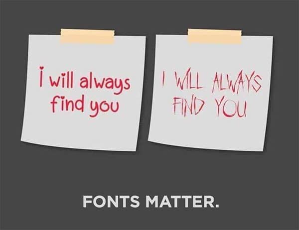fonts matter