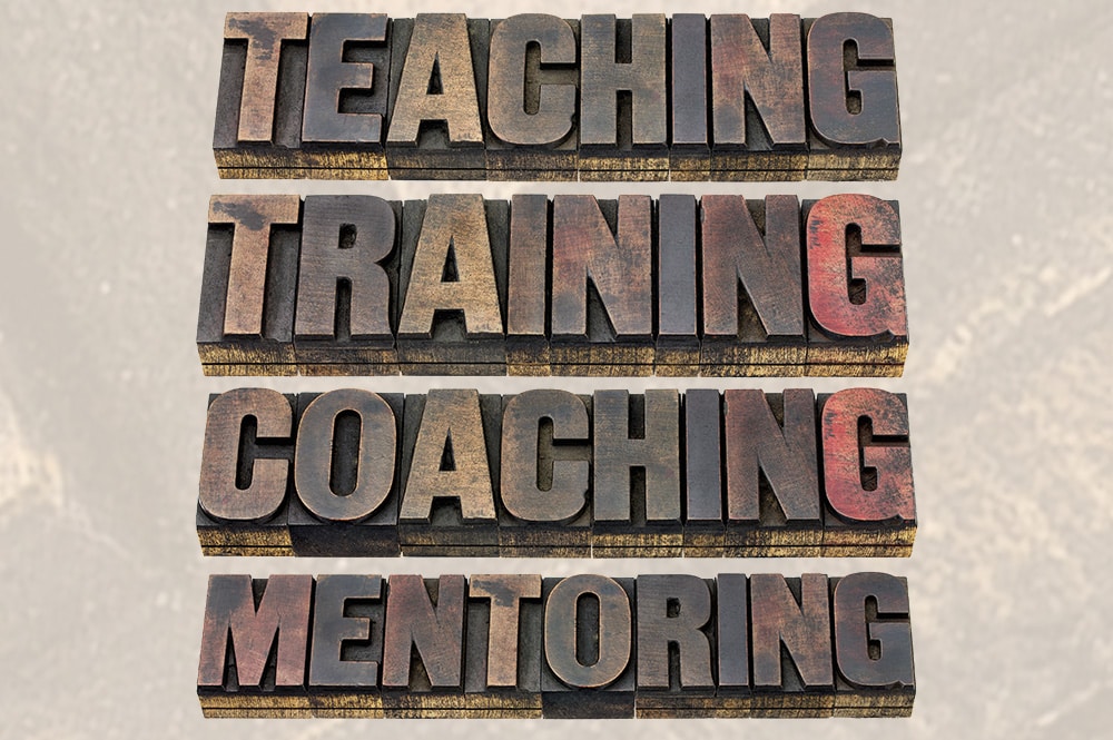 Teaching, Training, Coaching, and Mentoring